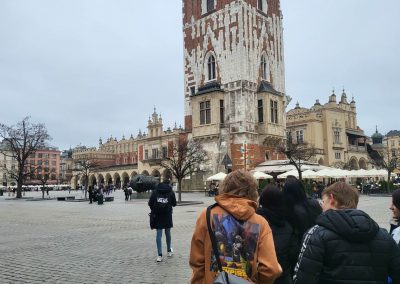 Wycieczka uczniów do Krakowa