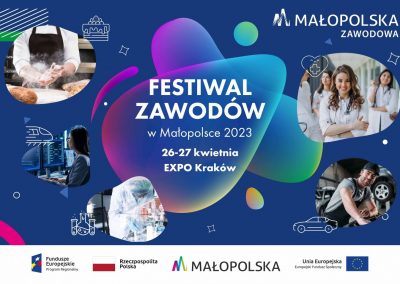 Uczniowie prezentują swój zawód na festiwalu zawodów